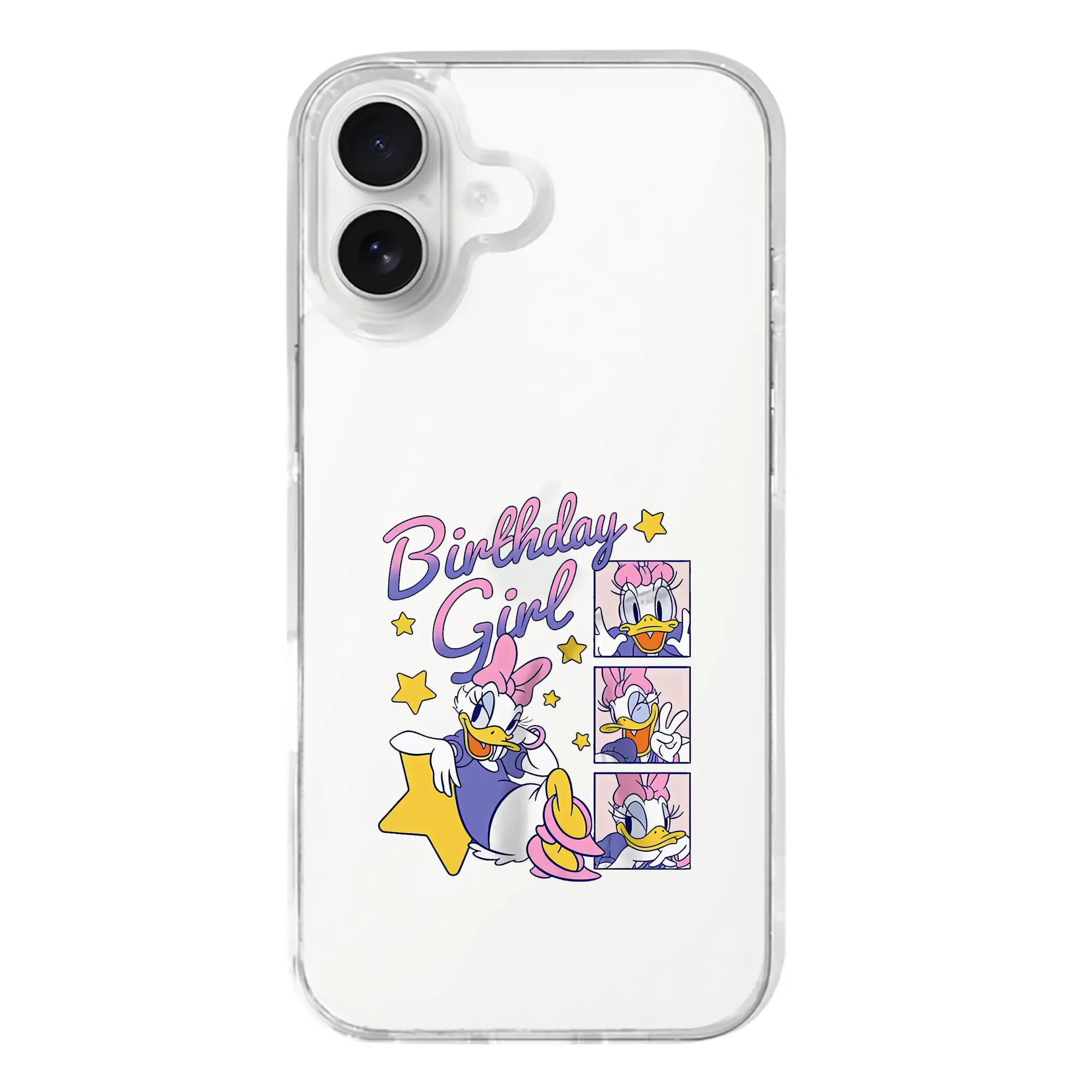 ミッキーマウス（Mickey Mouse） グッズ デイジーダック（Daisy Duck） - iPhone 17シリーズ 透明スマホケース – 薄型・耐衝撃・精密フィット保護カバー